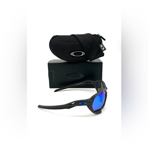 OAKLEY PLAZMA (A) OO9019-05 Matte Carbon / Prizm Sapphire 59mm Sunglasses - Picture 4 of 4